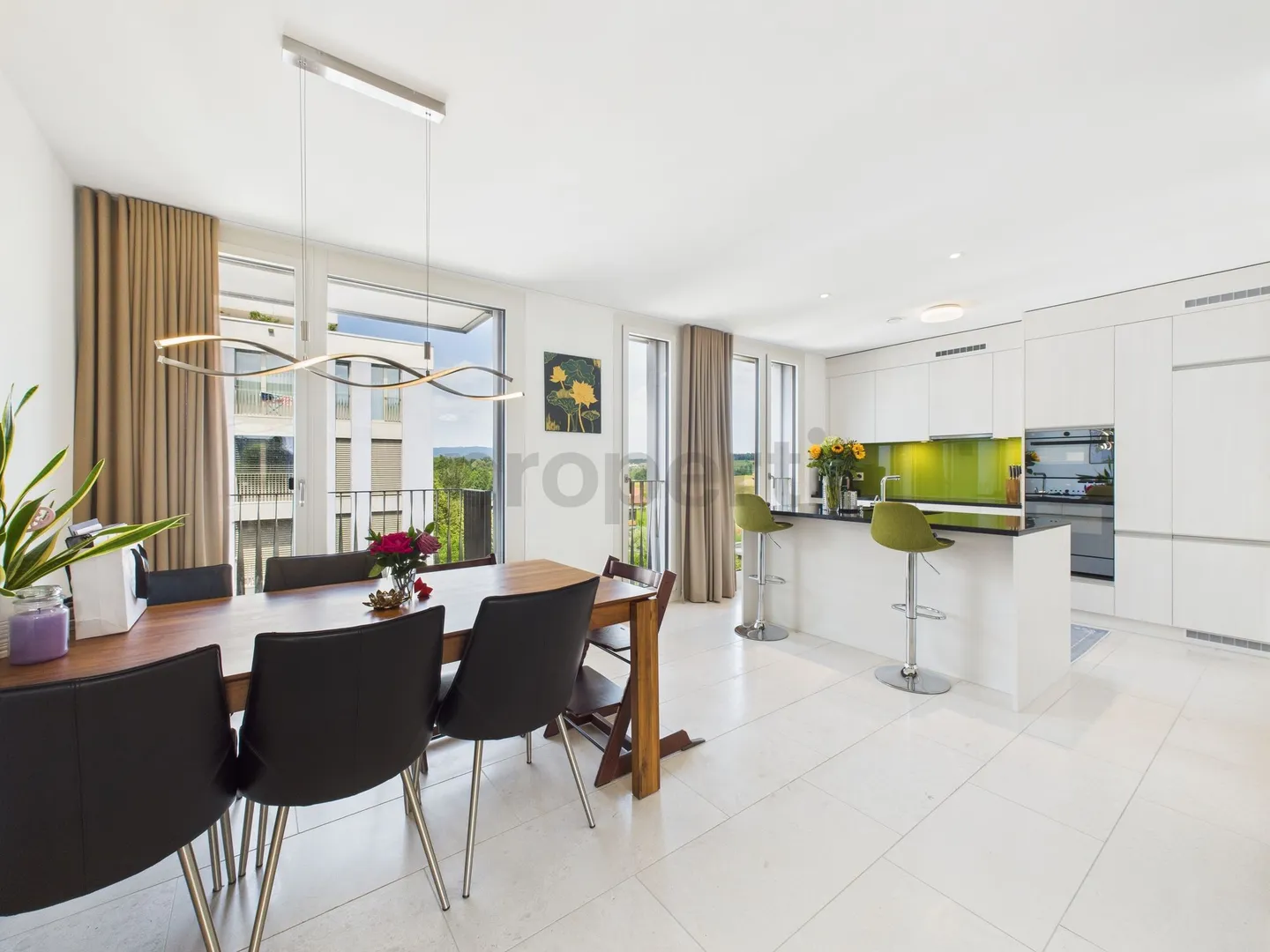 Stupendo appartamento di 4,5 stanze a Zurigo con vista libera - Foto 2 di 7