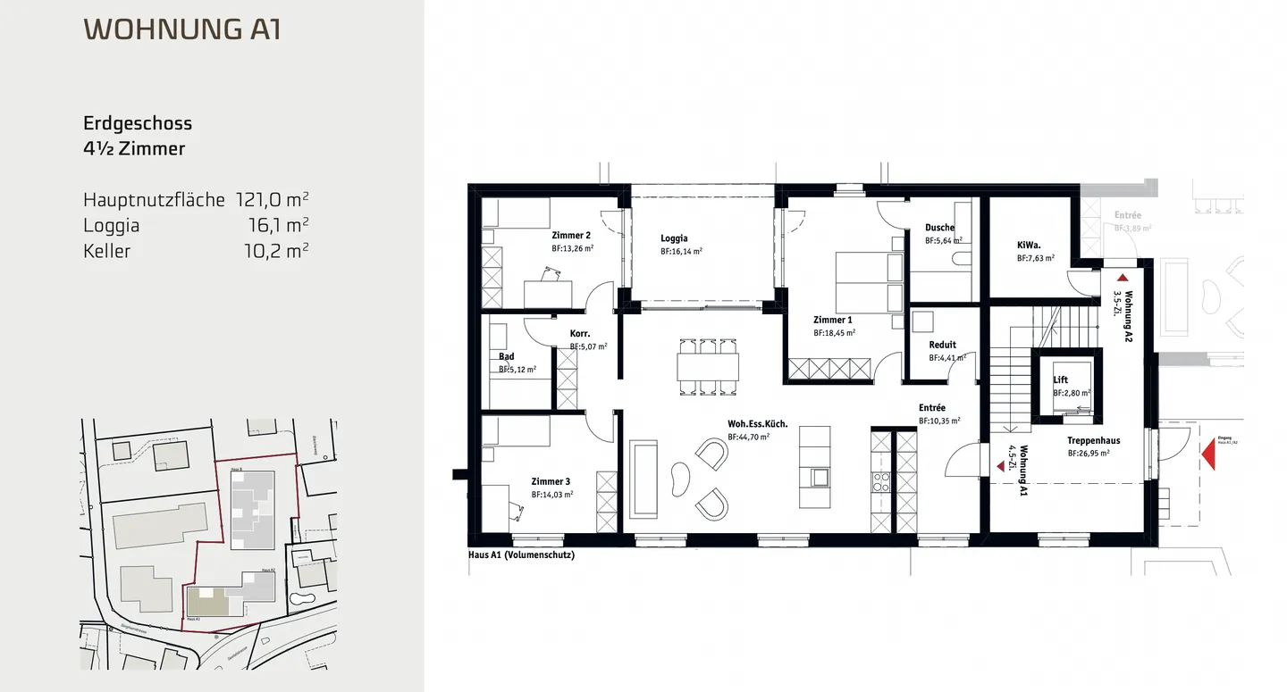 Appartamento giardino esclusivo di 4,5 stanze - La tua nuova casa nel progetto di nuova costruzione - Foto 2 di 6