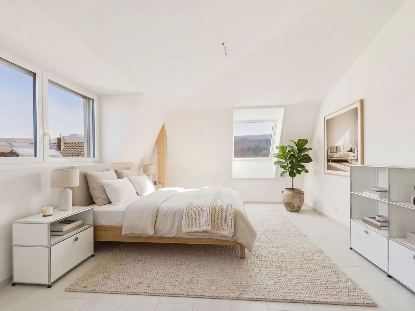 Appartement en attique moderne de 4,5 pièces avec balcon, Aesch - Photo 4 sur 9