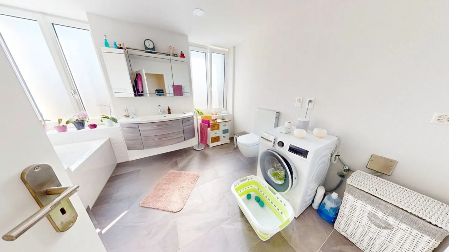 RENDEMENT SUPÉRIEUR | Maison trifamiliale à Luterbach Appartement rénové au rez-de-chaussée - Photo 12 sur 13