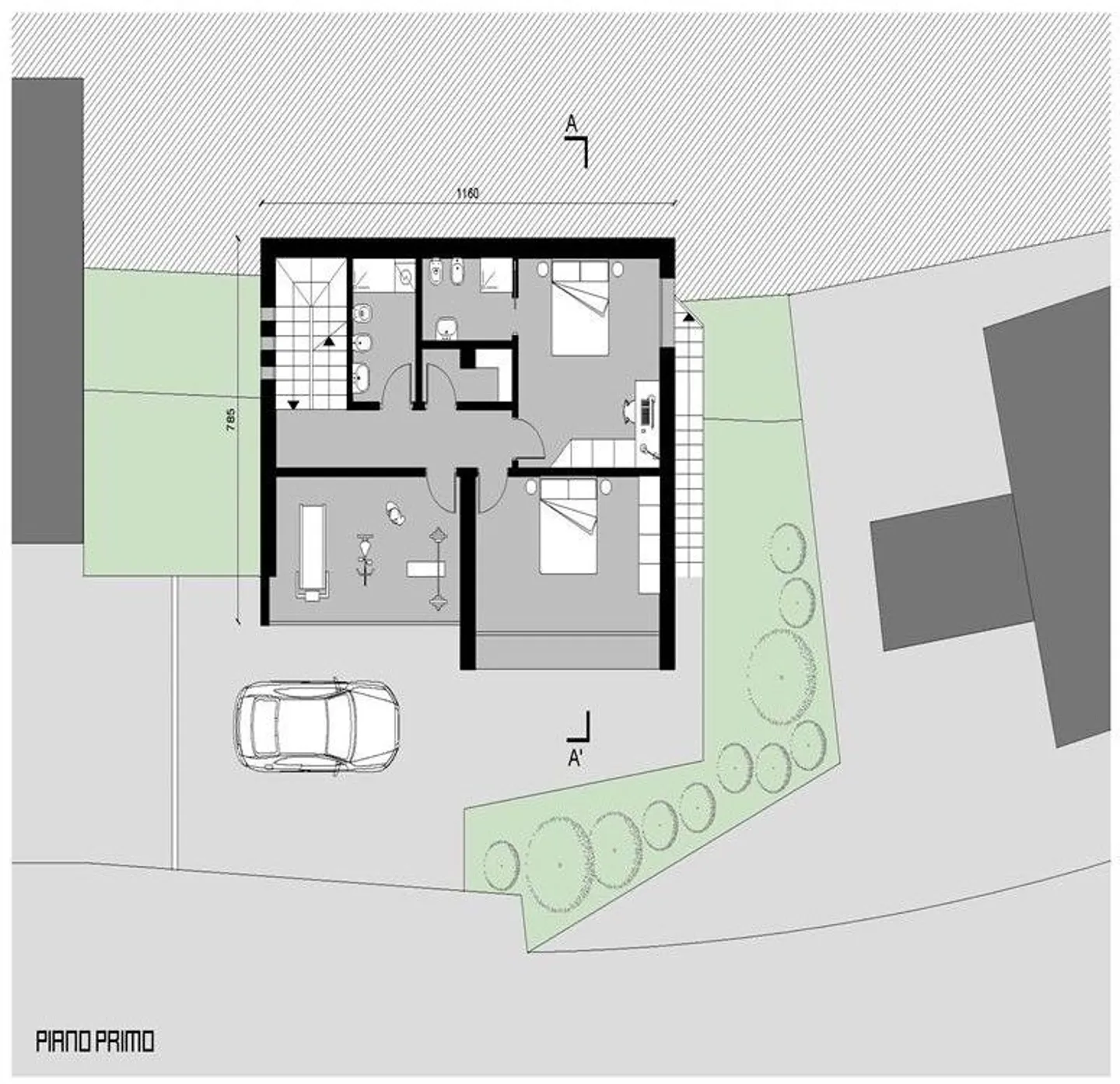 Terreno edificabile R2 di 770 m², progetto di massima e grotto/rustico esistente - Photo 7 sur 10