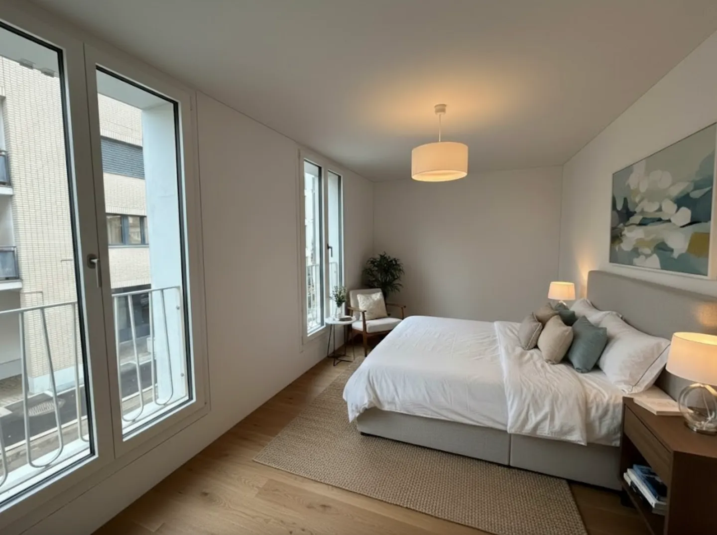 Moderne 3.5-Zimmer-Wohnung mit schöner Terrasse in Lachen - Foto 7 von 10