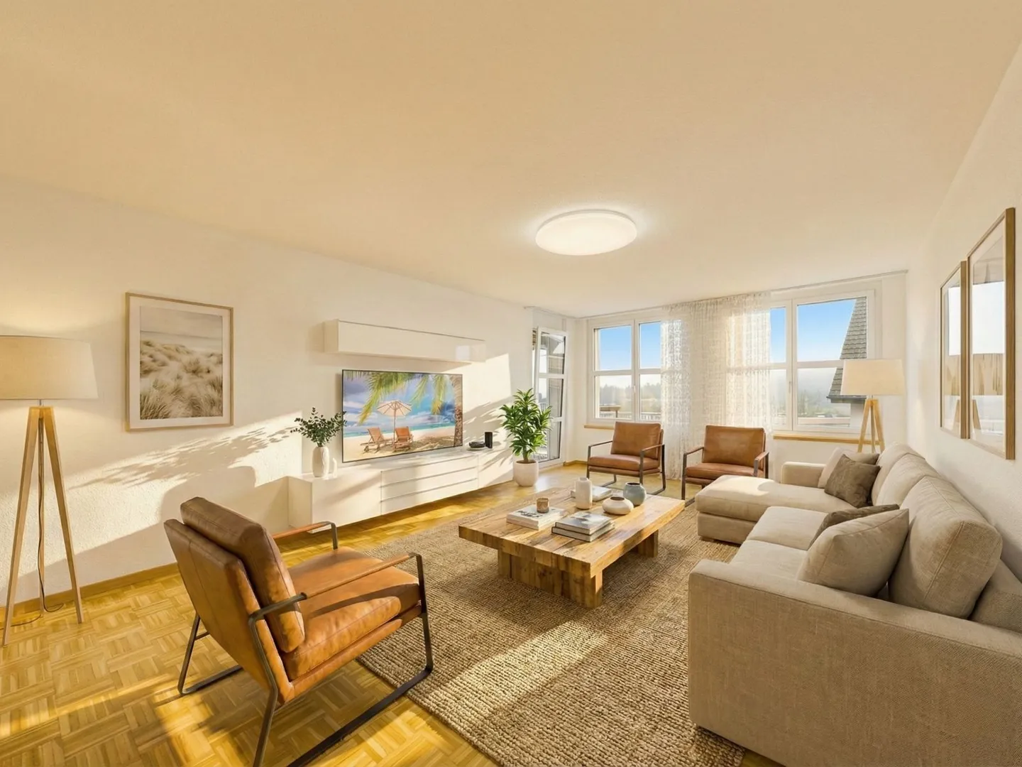 Spacious 5-room apartment with balcony in Affoltern am Albis - Photo 1 of 13