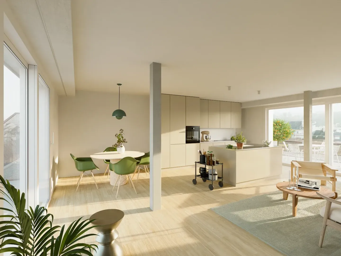 Modern 3.5-room penthouse apartment in Basel - Photo 2 of 6