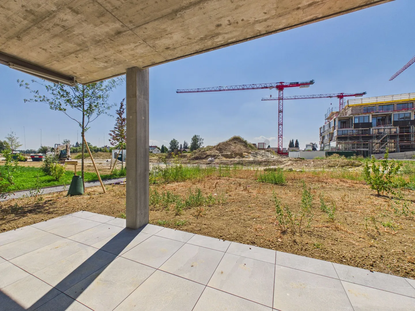 New construction / first occupancy: Own 120 m² garden with park view, 40 m² living area - Photo 2 of 13