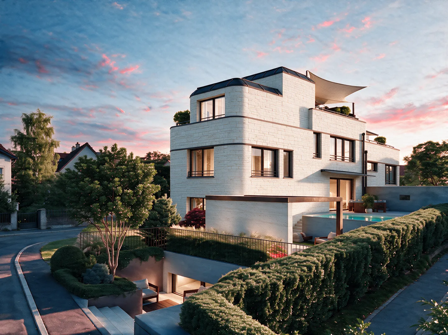 Le point fort à plusieurs niveaux de Kilchberg : Maison de luxe avec piscine, maison intelligente et effet "wow" maximal - Photo 1 sur 8