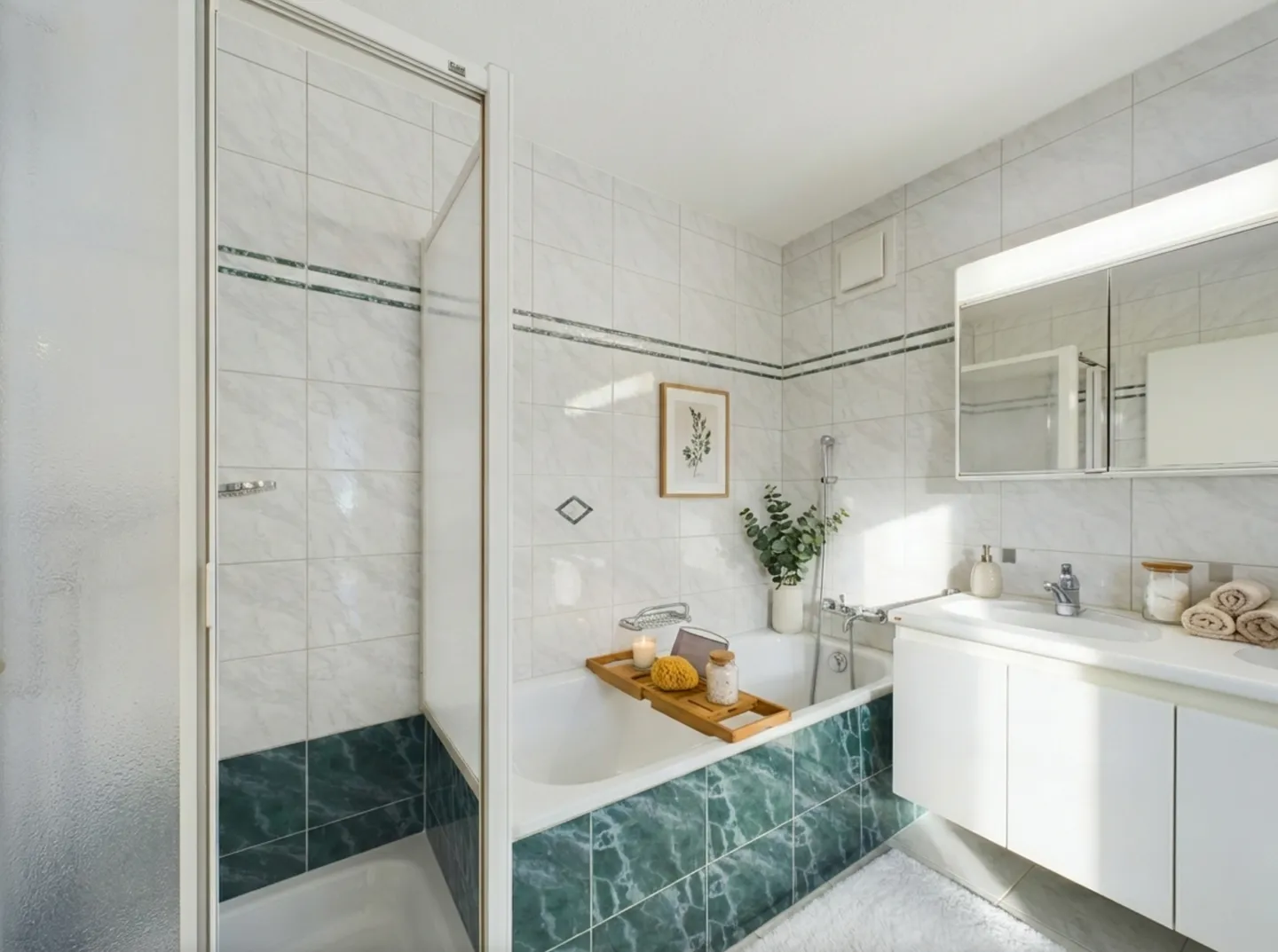 Appartamento affascinante di 3,5 stanze con terrazza e giardino privato a Samstagern - Foto 9 di 11