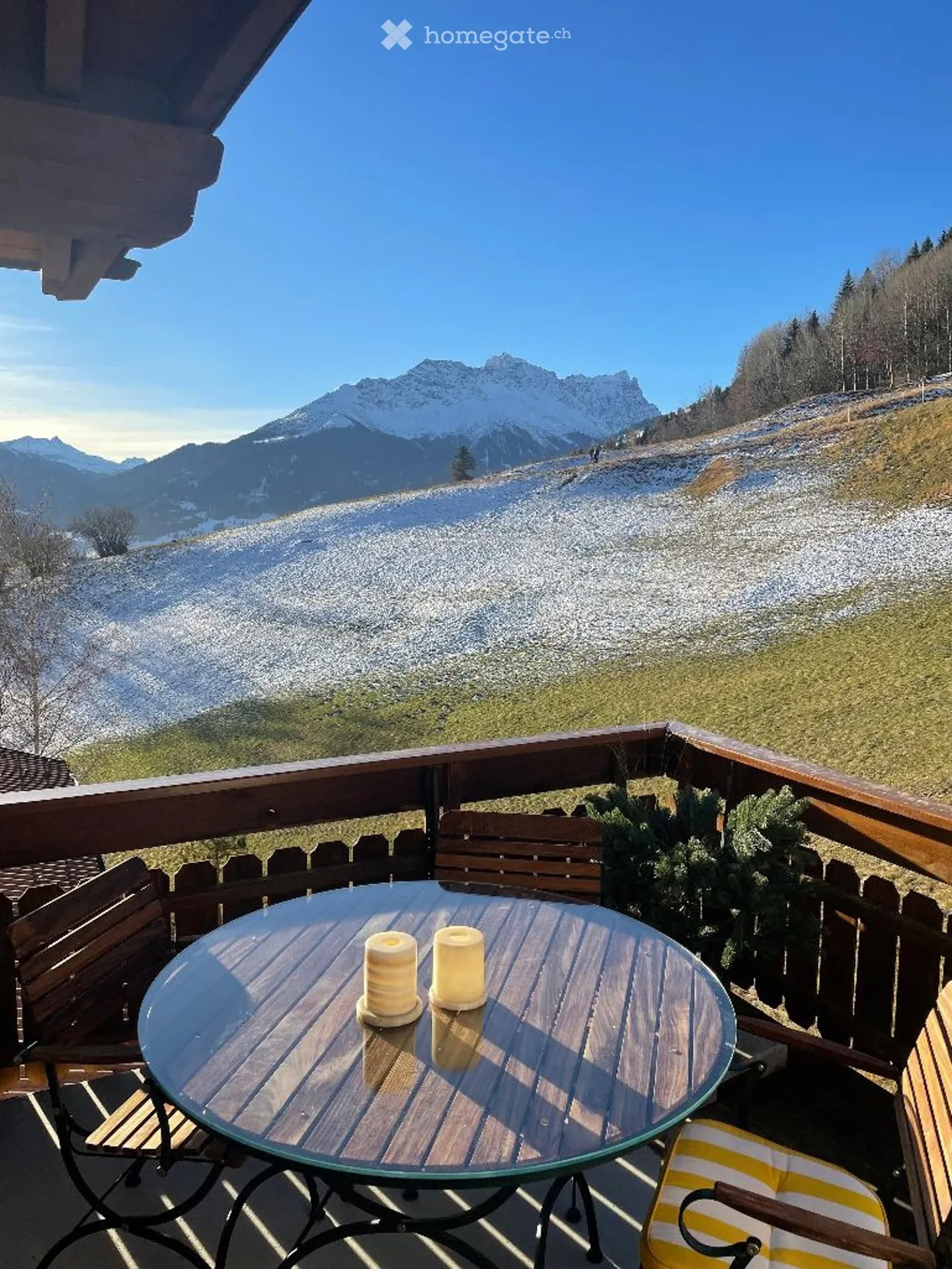 Helle 2.5-Zimmer-Wohnung mit Balkon, Salouf - Foto 7 di 12