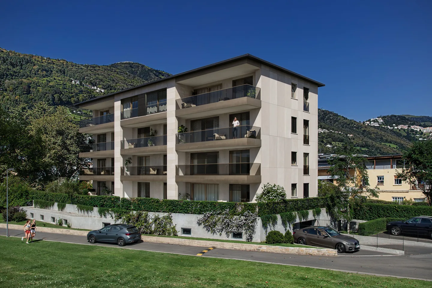 Exklusive 3,5-Zimmer-Wohnung mit Seeblick in Agno, TI - Neubauimmobilie - Foto 4 von 6