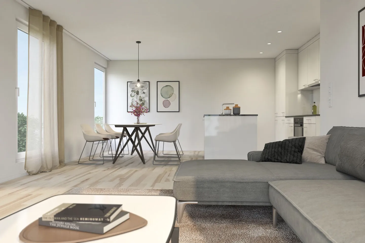 Helle und moderne 4.5-Zimmer Wohnung in Grenchen - Neubau 2024 - Foto 4 von 10