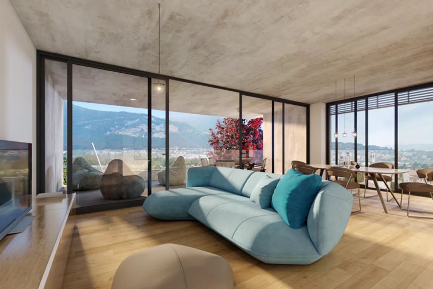 100 m² SPA mit Sauna und Innenpool, Neubau 2026 und privater Terrasse - Foto 1 von 9