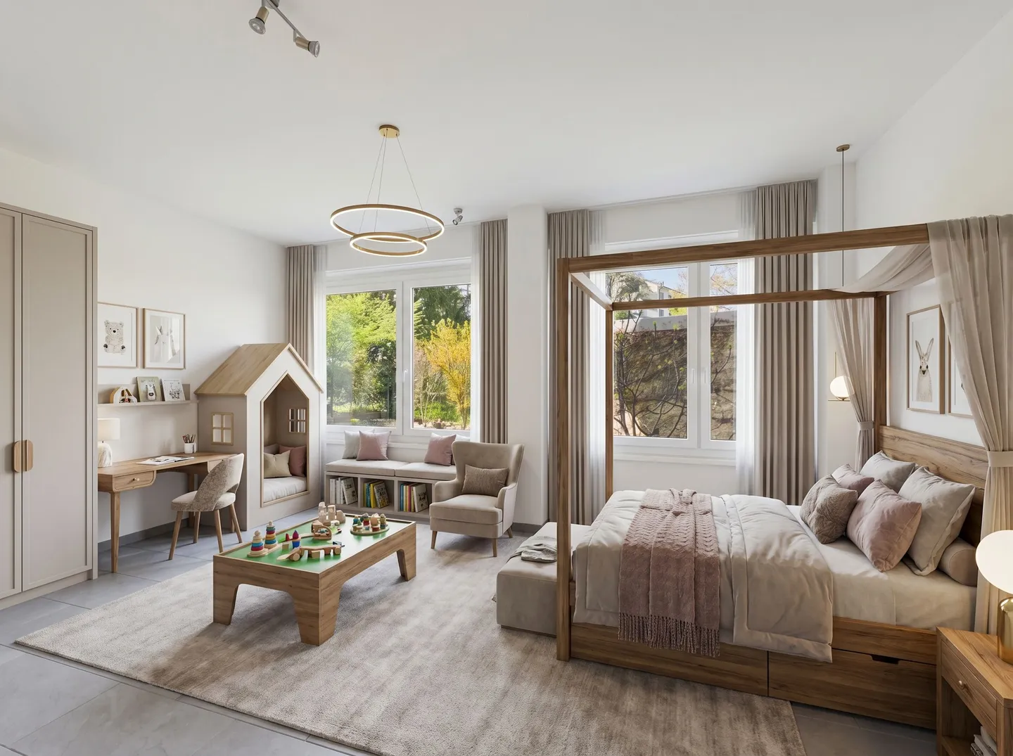 Appartement de jardin moderne de 4,5 pièces en emplacement central, Bâle - Photo 8 sur 10