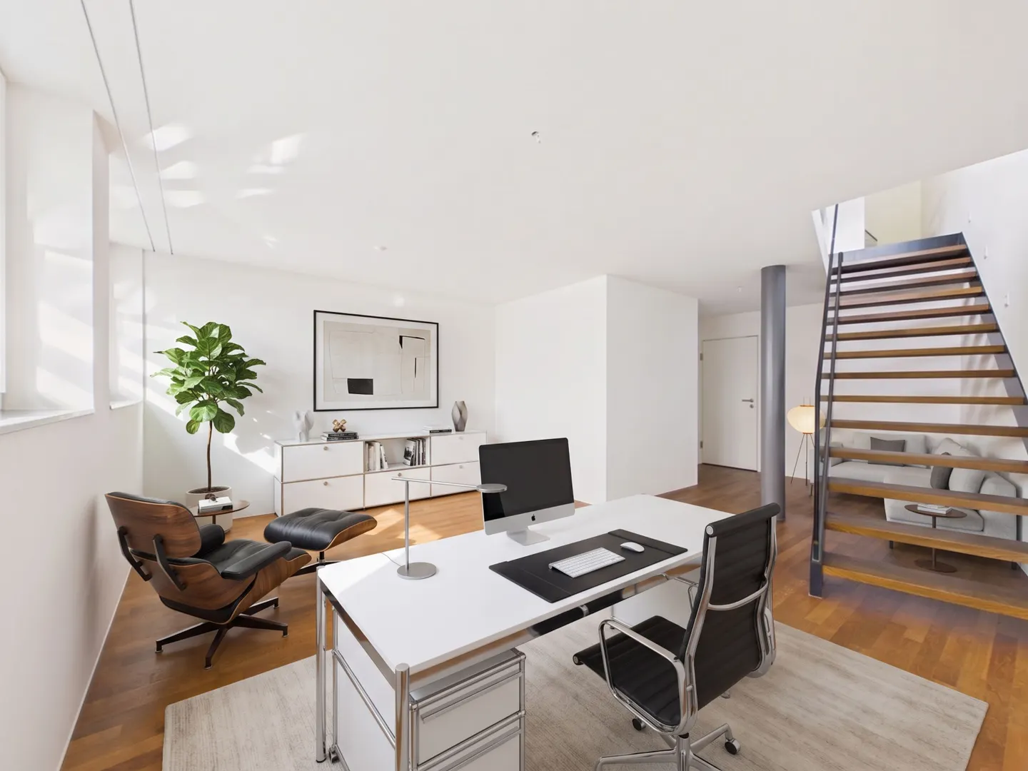 Exklusive grosszügige 3.5 Zimmer Wohnung mit Terrassenplatz und Garten im Park-Feeling - Foto 9 von 11