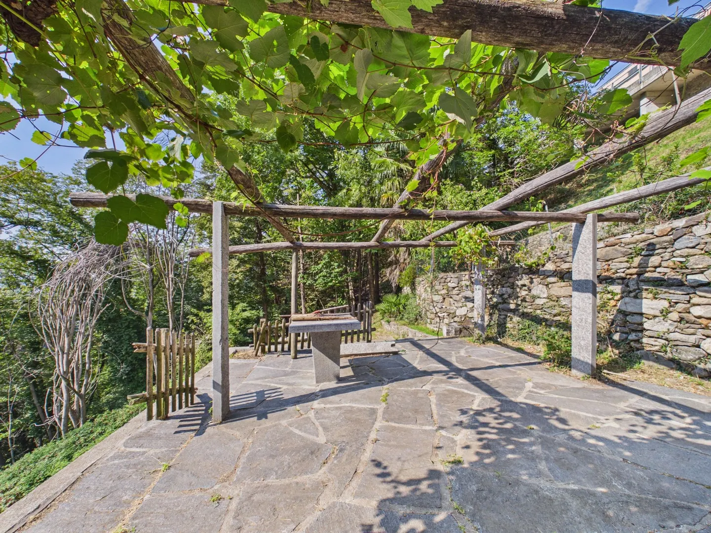 Stunning View over the Morobbia Valley, Garden with Pergola & Renovation Potential! - Photo 6 of 12