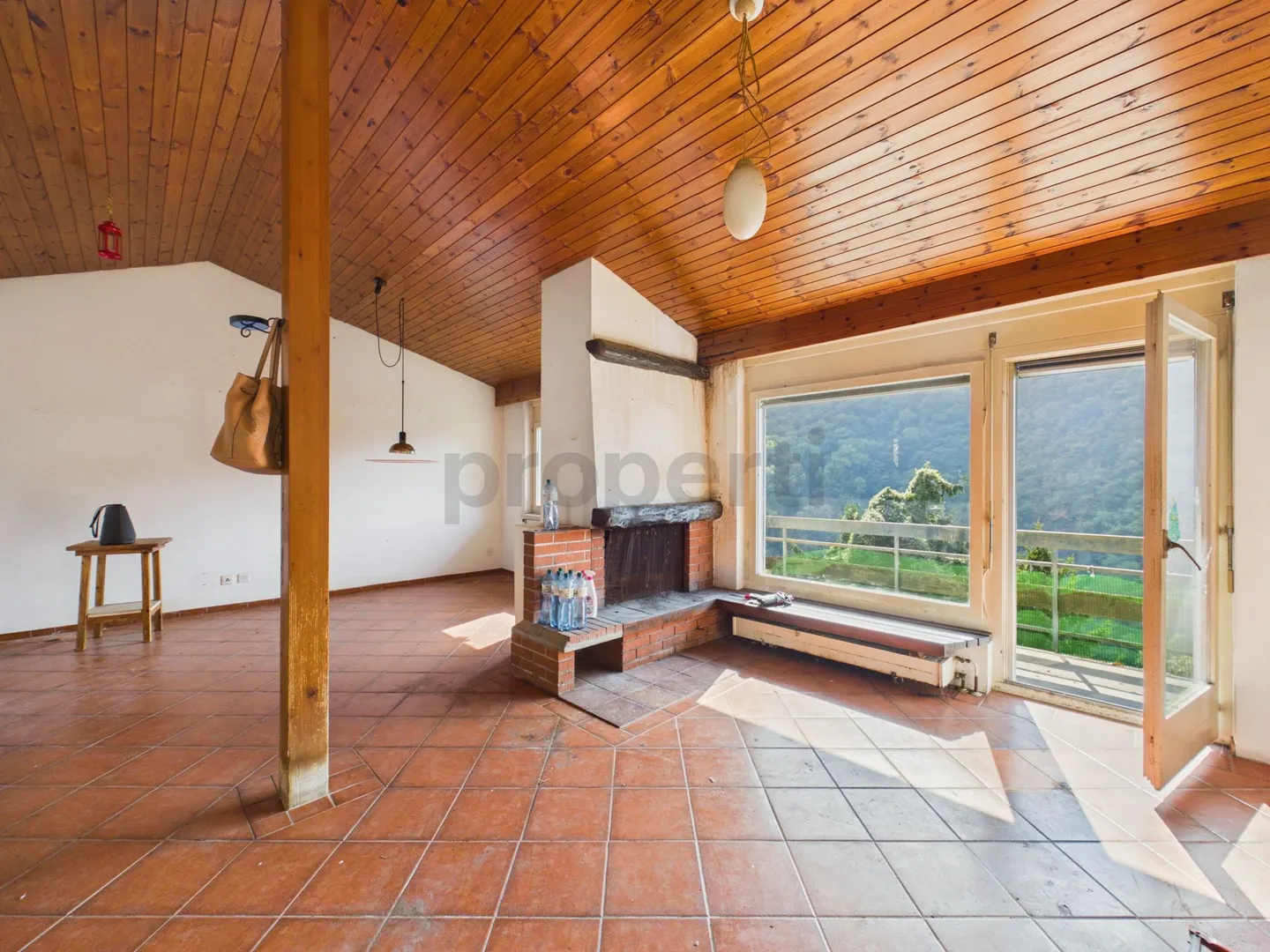 Stunning View over the Morobbia Valley, Garden with Pergola & Renovation Potential! - Photo 2 of 12