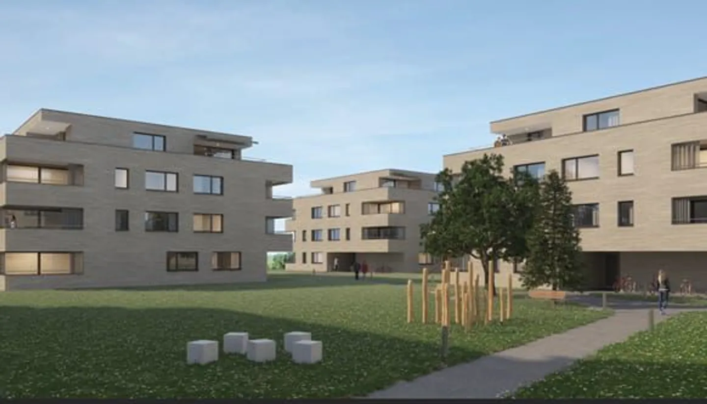 Appartement moderne de 3,5 pièces avec balcon, Huttwil - Photo 2 sur 4