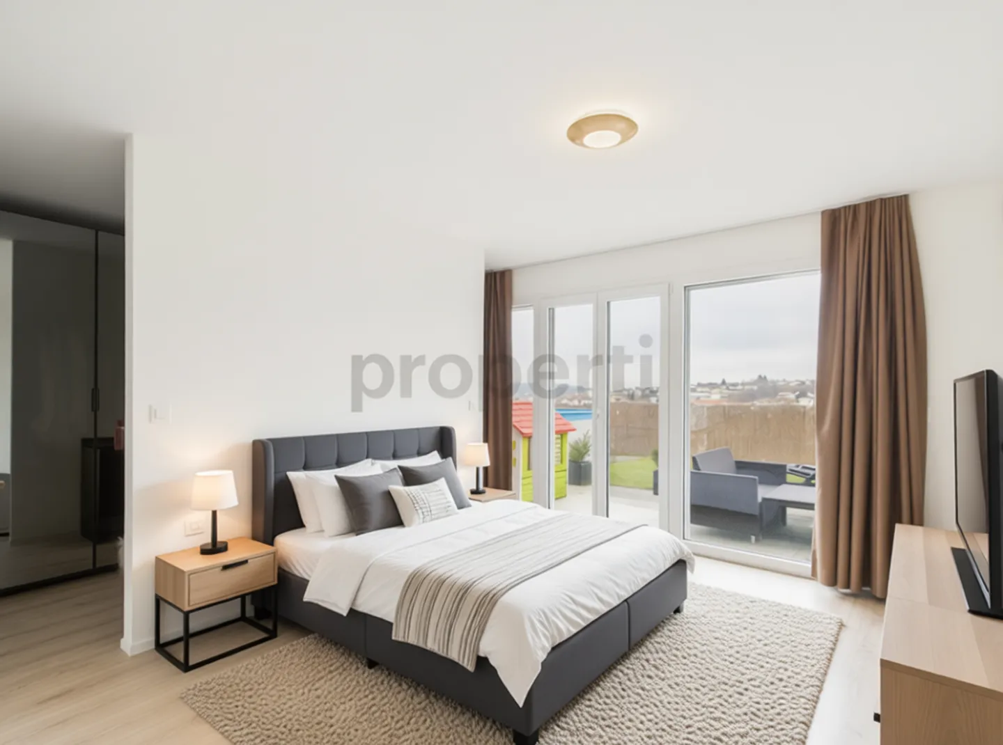 Modern 4.5-room terraced house with garden in Courtepin - Photo 4 of 11