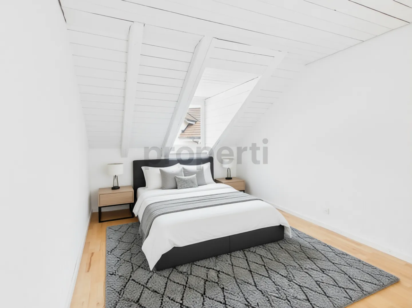 Bright 4.5-room attic apartment with balcony in Beringen - Photo 8 of 10