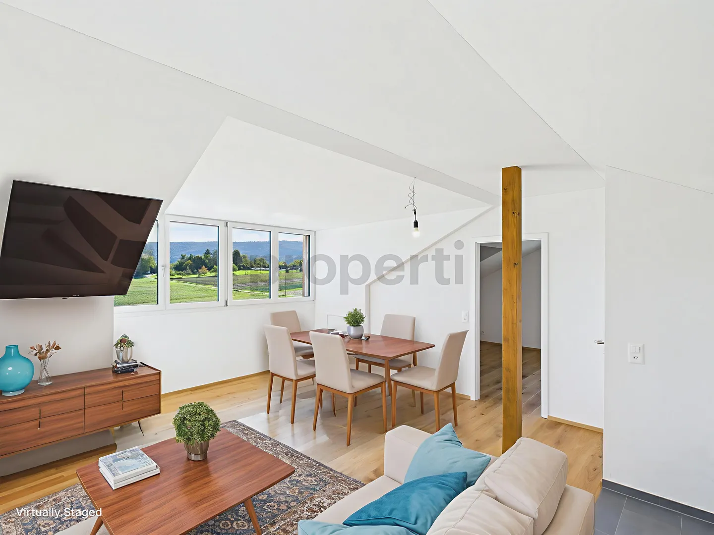 Modern 2.5-room attic apartment in Oberwil - Photo 1 of 13