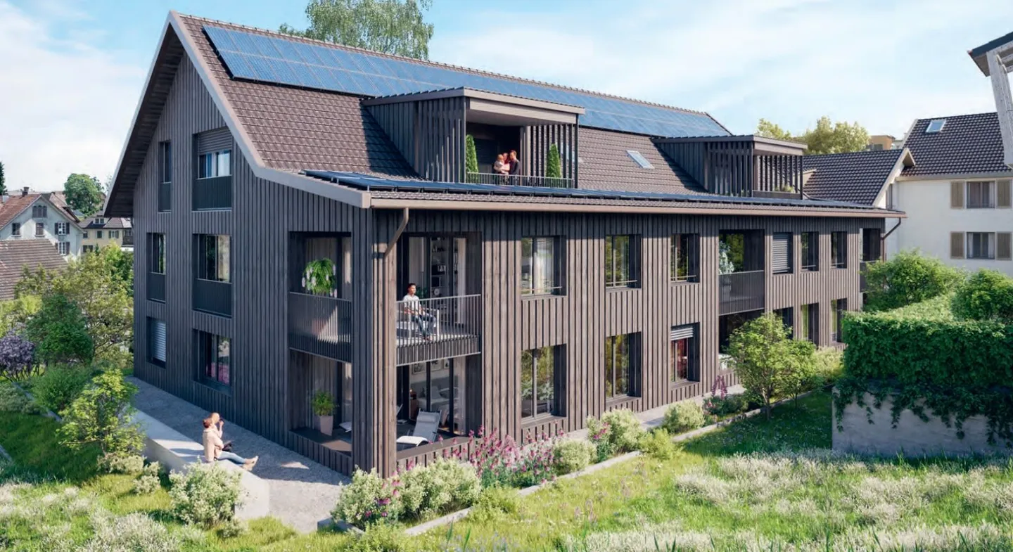 Neubau-Mehrfamilienhaus an zentraler Lage in Muri AG - Foto 1 von 2