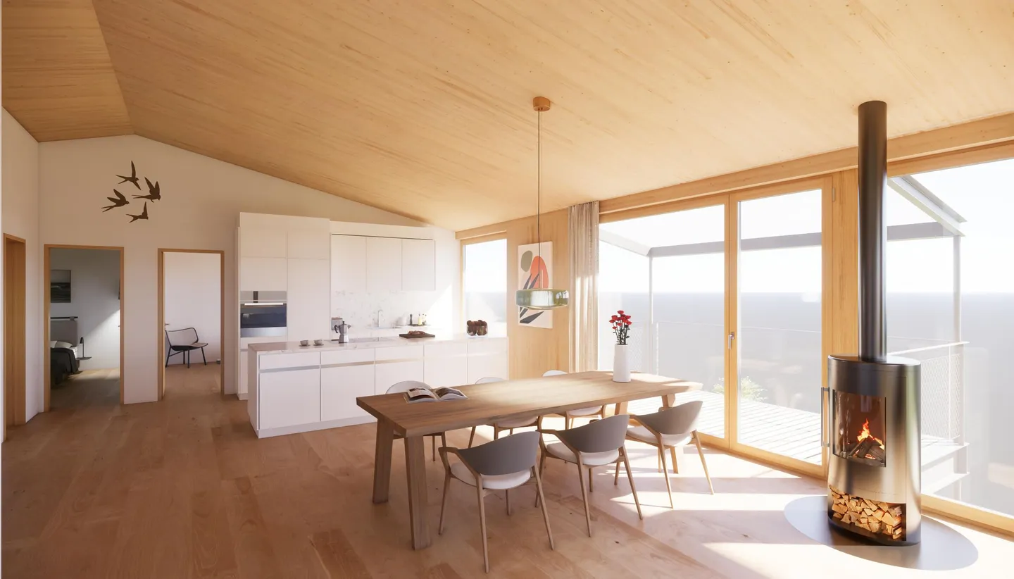 Ecological 4.5-room penthouse apartment in Wienacht-Tobel (new building) - Photo 2 of 11