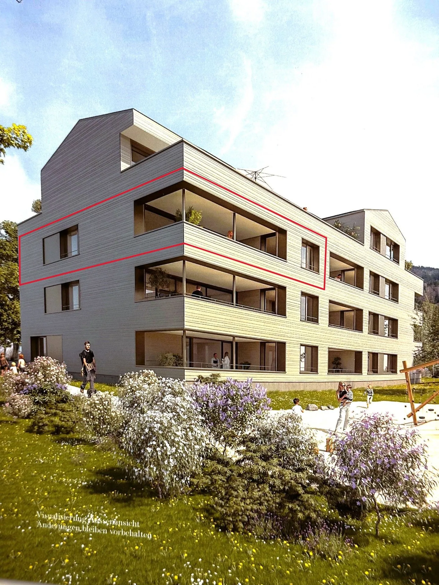 Appartement neuf moderne de 5,5 pièces à Sattel - Photo 11 sur 13