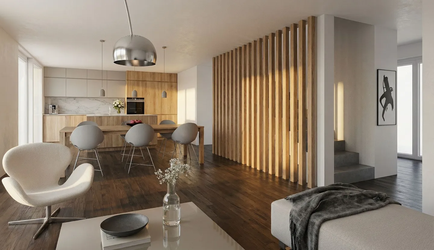 Charmante moderne Reihenhaus in einer ruhigen Familiengegend - Foto 5 von 7