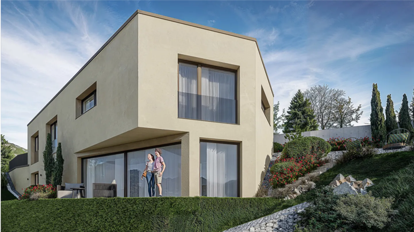 Moderne Architektur an bester Lage  Einfamilienhaus mit Weitsicht in Dulliken - Foto 5 von 6