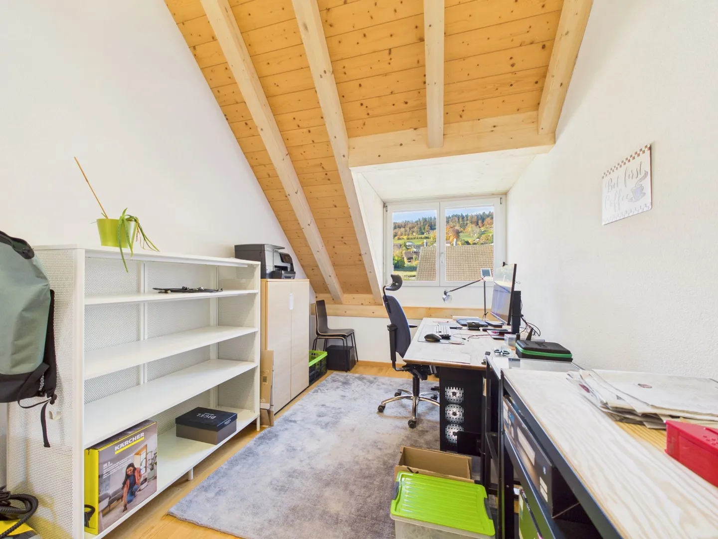 Einzigartige 4.5-Zimmer-Dachwohnung mit Galerie und Weitblick in Kaufdorf - Foto 6 von 12