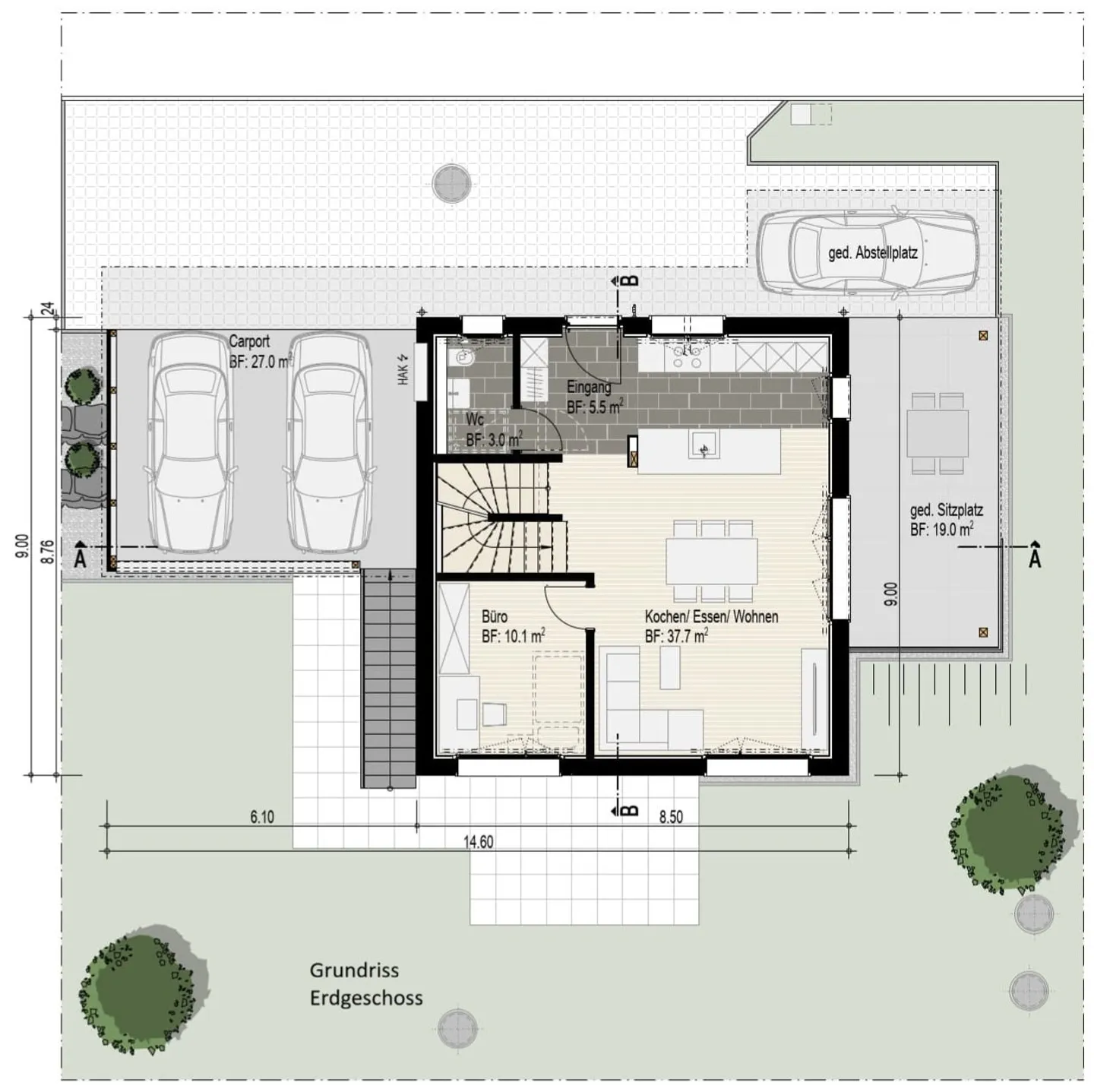 Moderne 5.5-Zimmer-Maisonette mit Sitzplatz in Silenen- Neubau 2026 - Foto 9 von 11