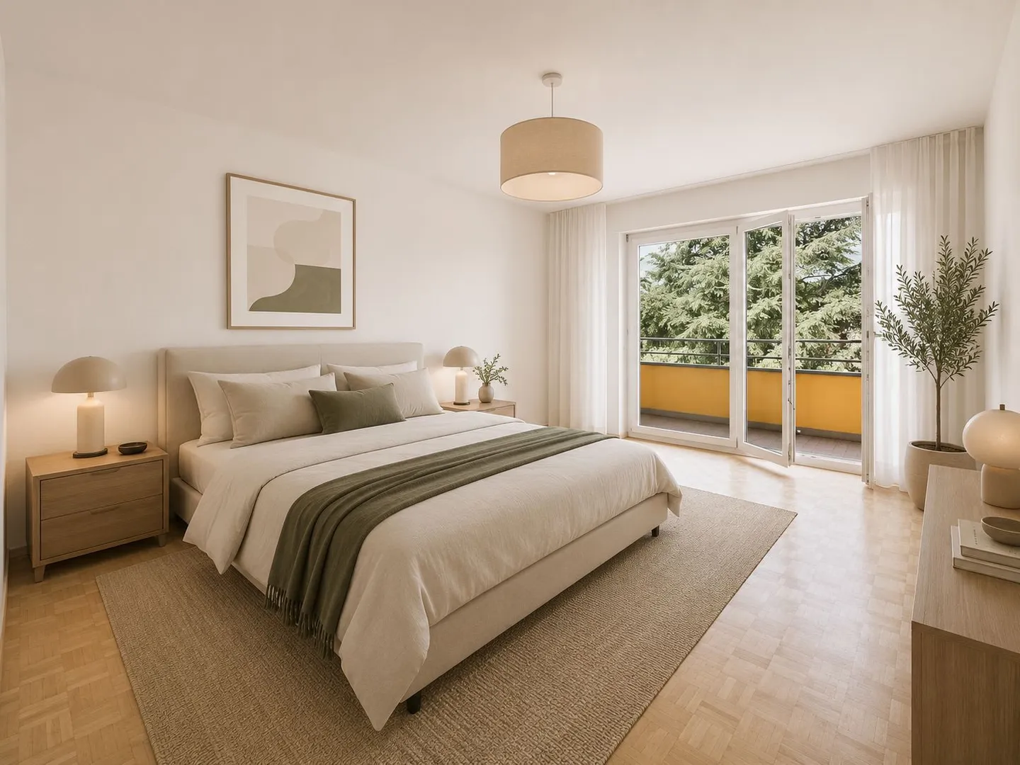 3.5 large rooms, large sunny balcony and a stone's throw from the lake (primary or secondary residence) - Photo 8 of 11