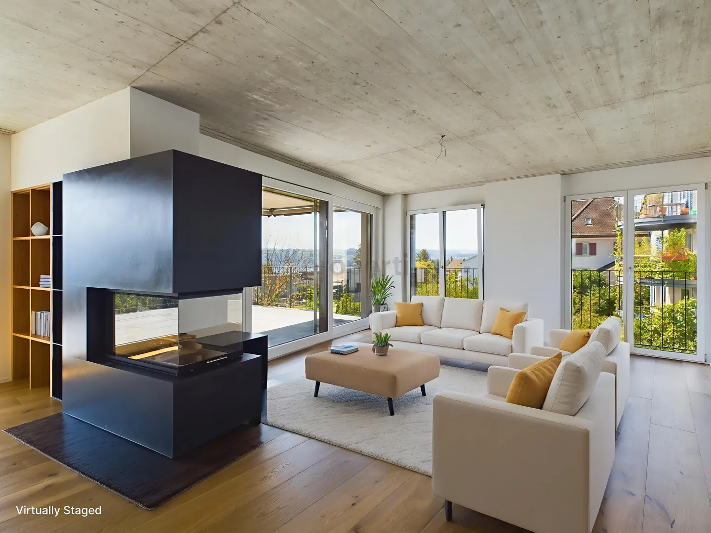 Atemberaubende 4.5 Zimmer-Attikawohnung mit herrlicher Berg- und Seesicht in Stäfa - Photo 4 sur 13