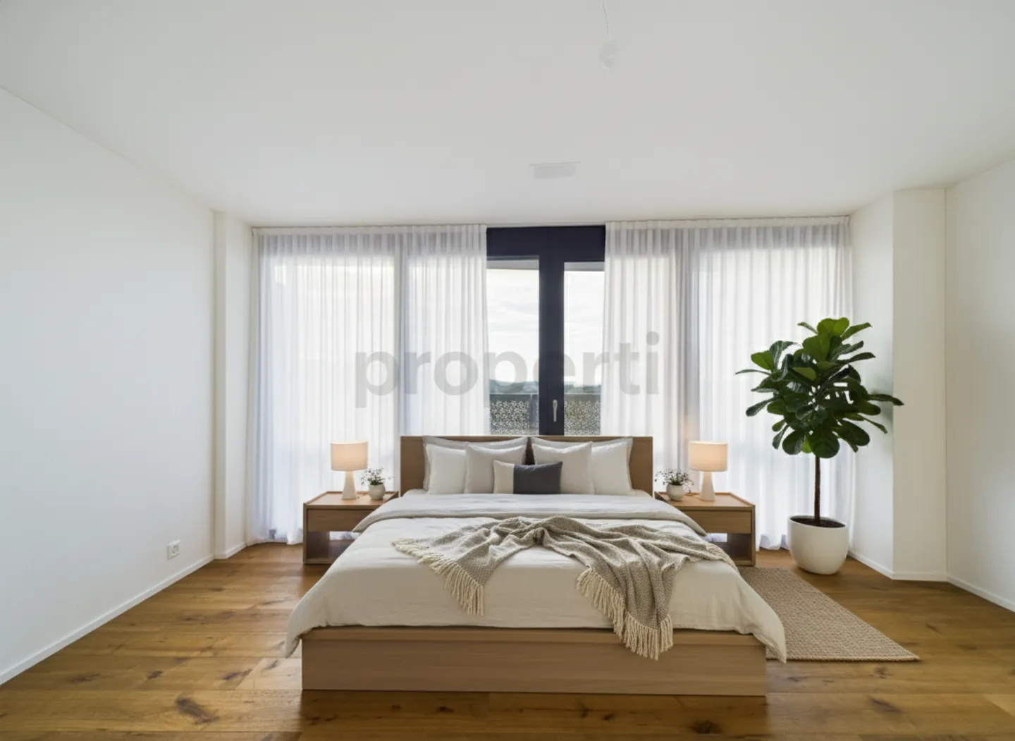 Exclusive 4.5-room apartment on the 27th floor in the 'Three Point' Tower C with breathtaking views in Dübendorf - Photo 4 of 10