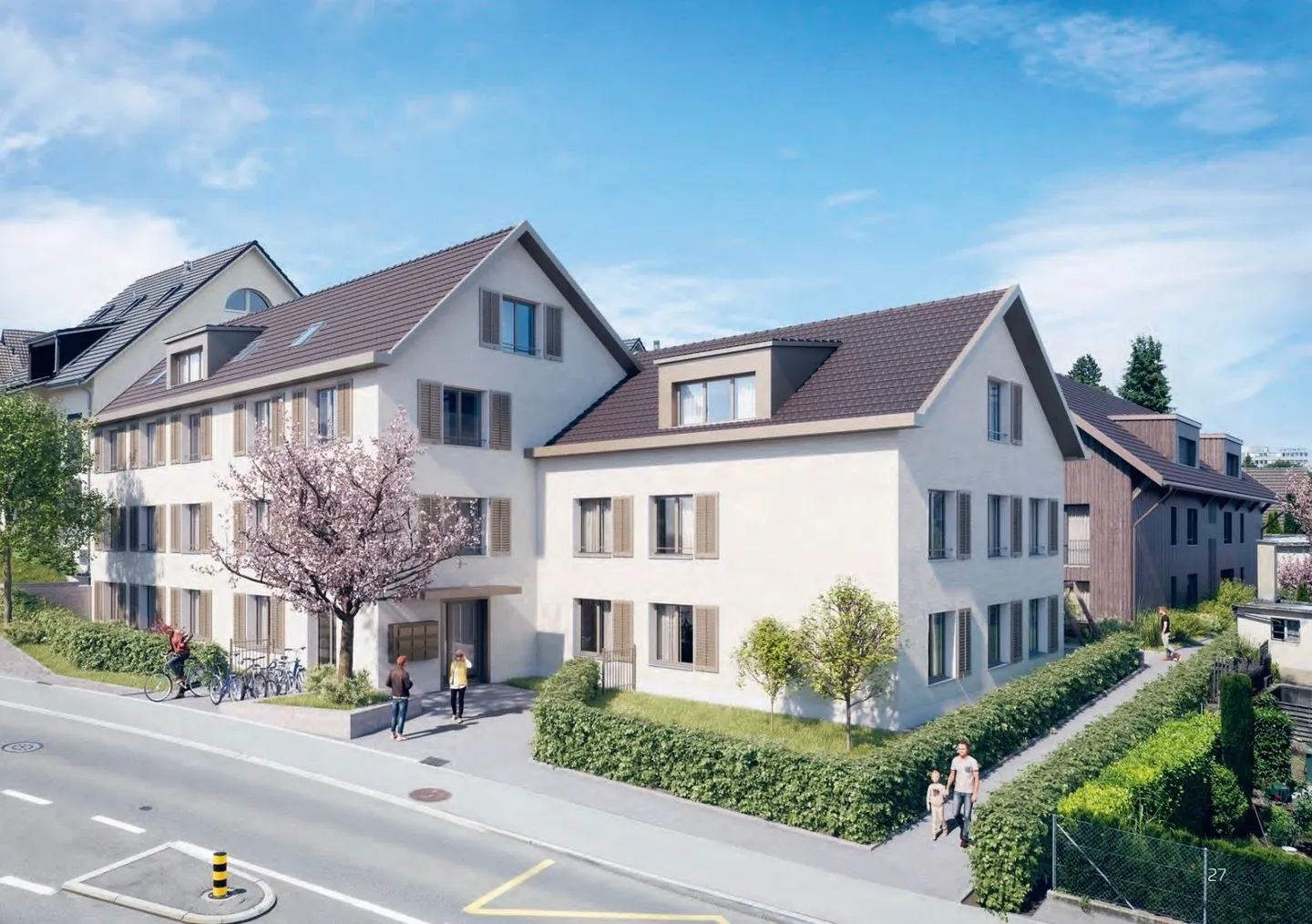 Nouvelle construction d'immeuble multifamilial dans un emplacement central à Muri AG - Photo 1 sur 2