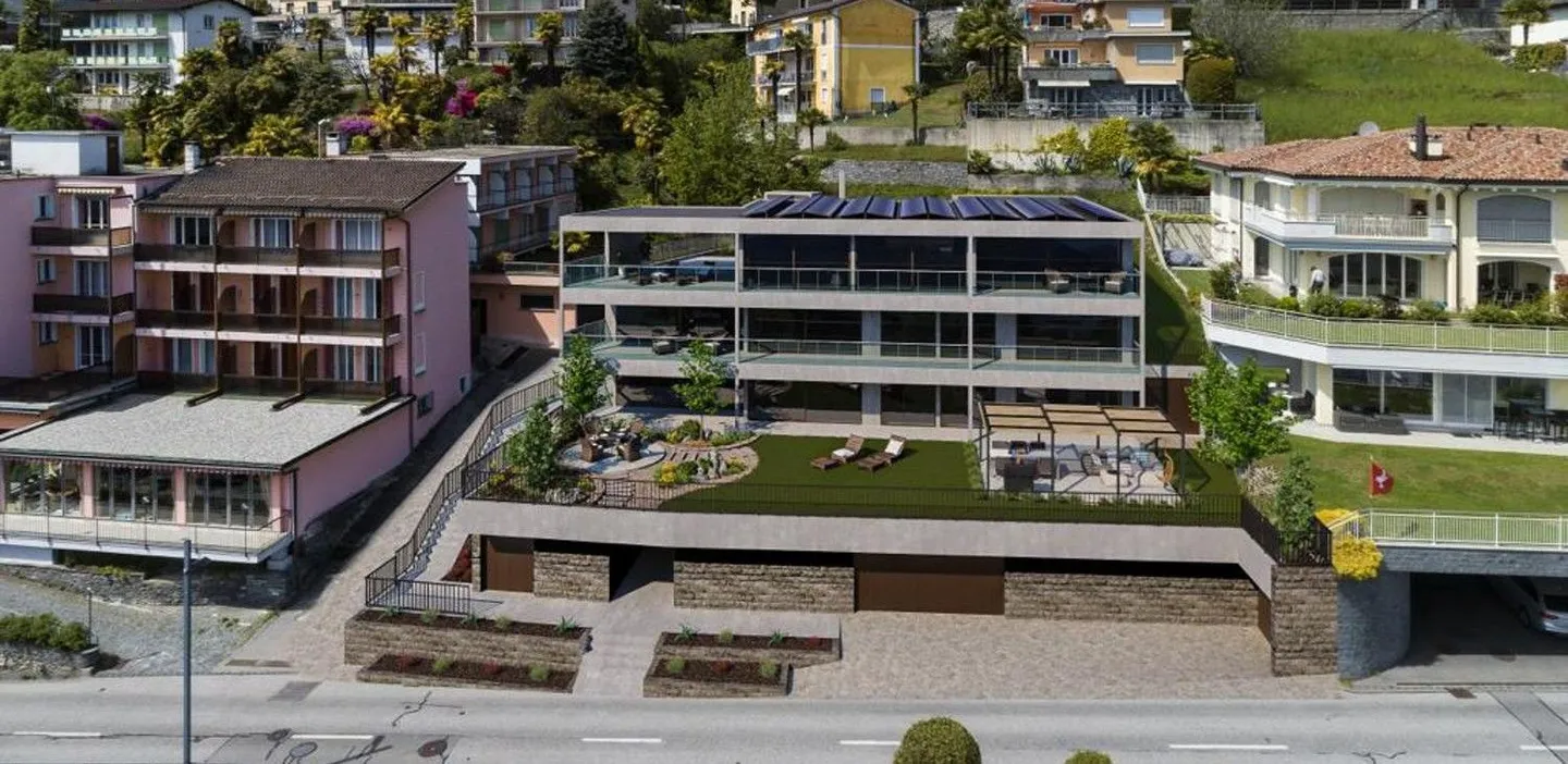 Modern penthouse 4.5 rooms with large balcony, Brione sopra Minusio - Photo 1 of 6