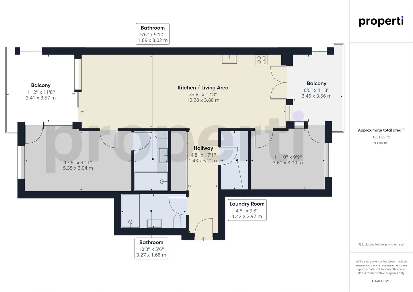 Moderne Wohnung mit Balkon, Zürich - Foto 9 von 10