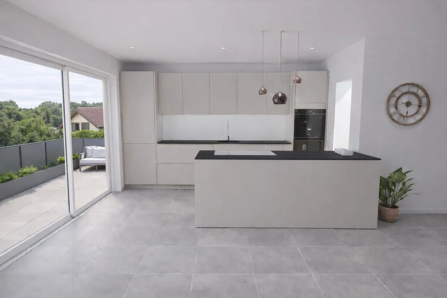 Duplex 5,5 stanze (lato sinistro) di alta classe - di fronte alla natura e al corso d'acqua - Corban - Foto 2 di 8