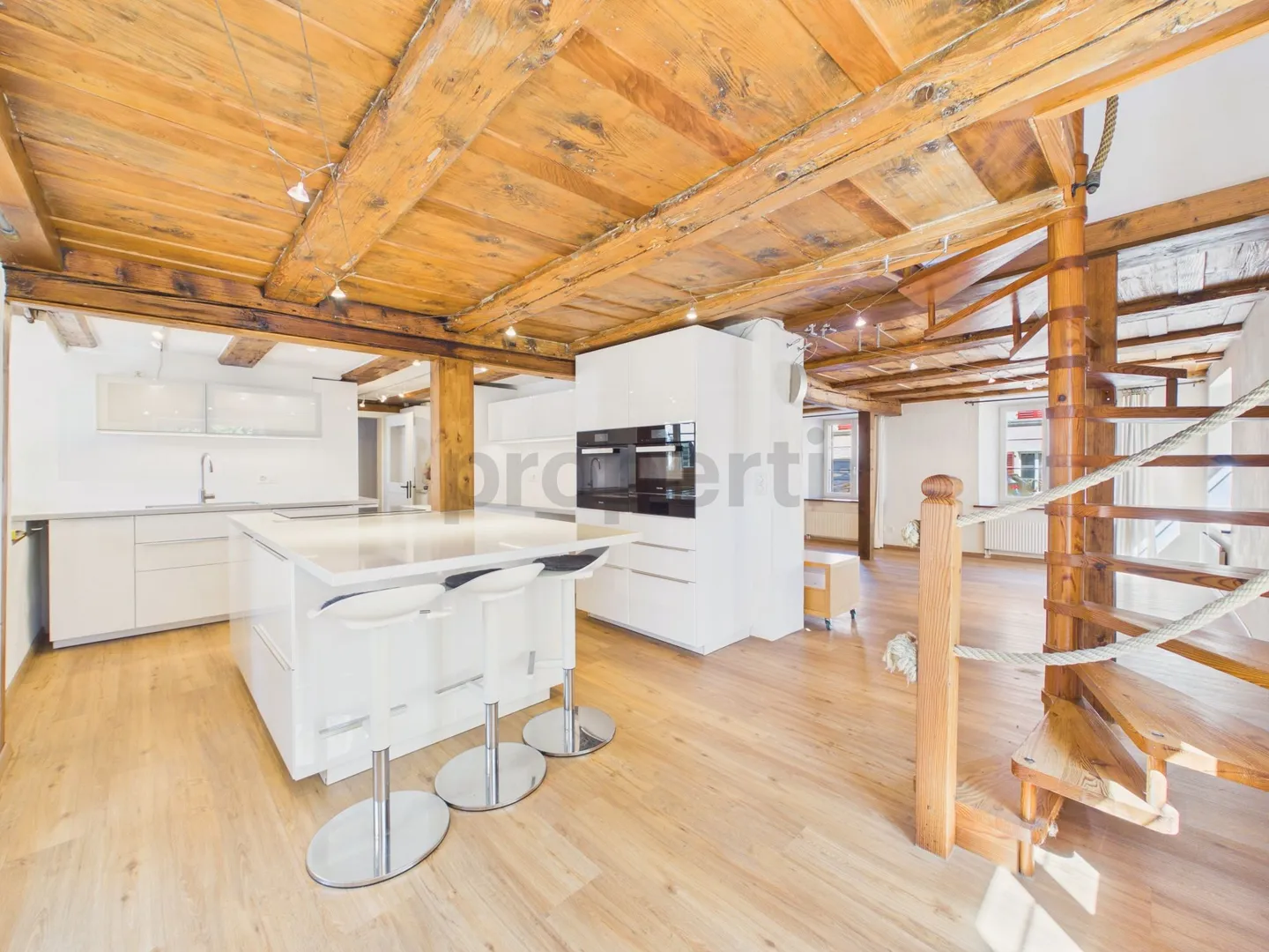 Historical 8.5-Room Farmhouse with Charm, Horse Stable, and Large Garden in Attiswil - Photo 8 of 13