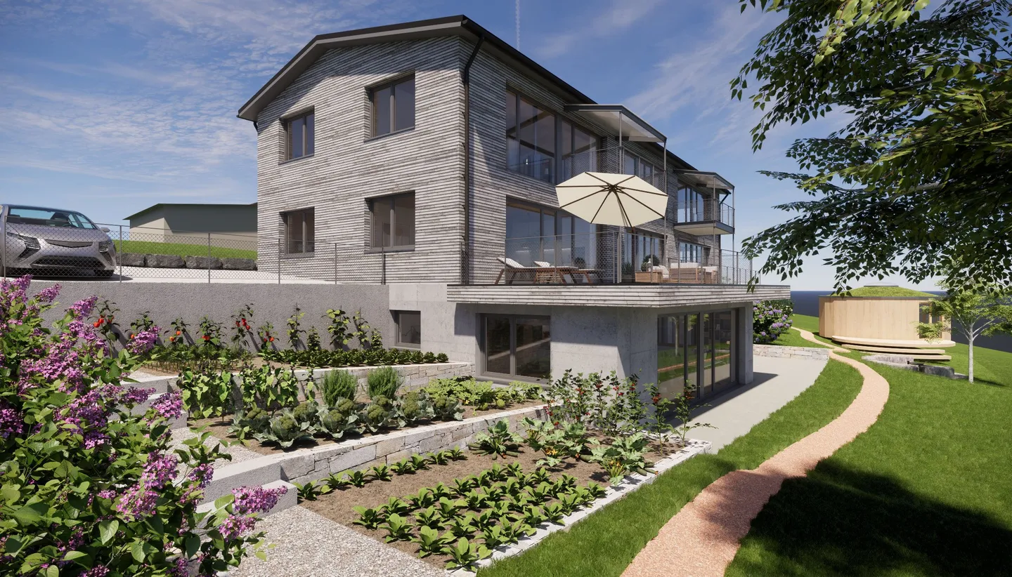 Ecological 2.5-room apartment with large terrace in Wienacht-Tobel - Photo 1 of 8