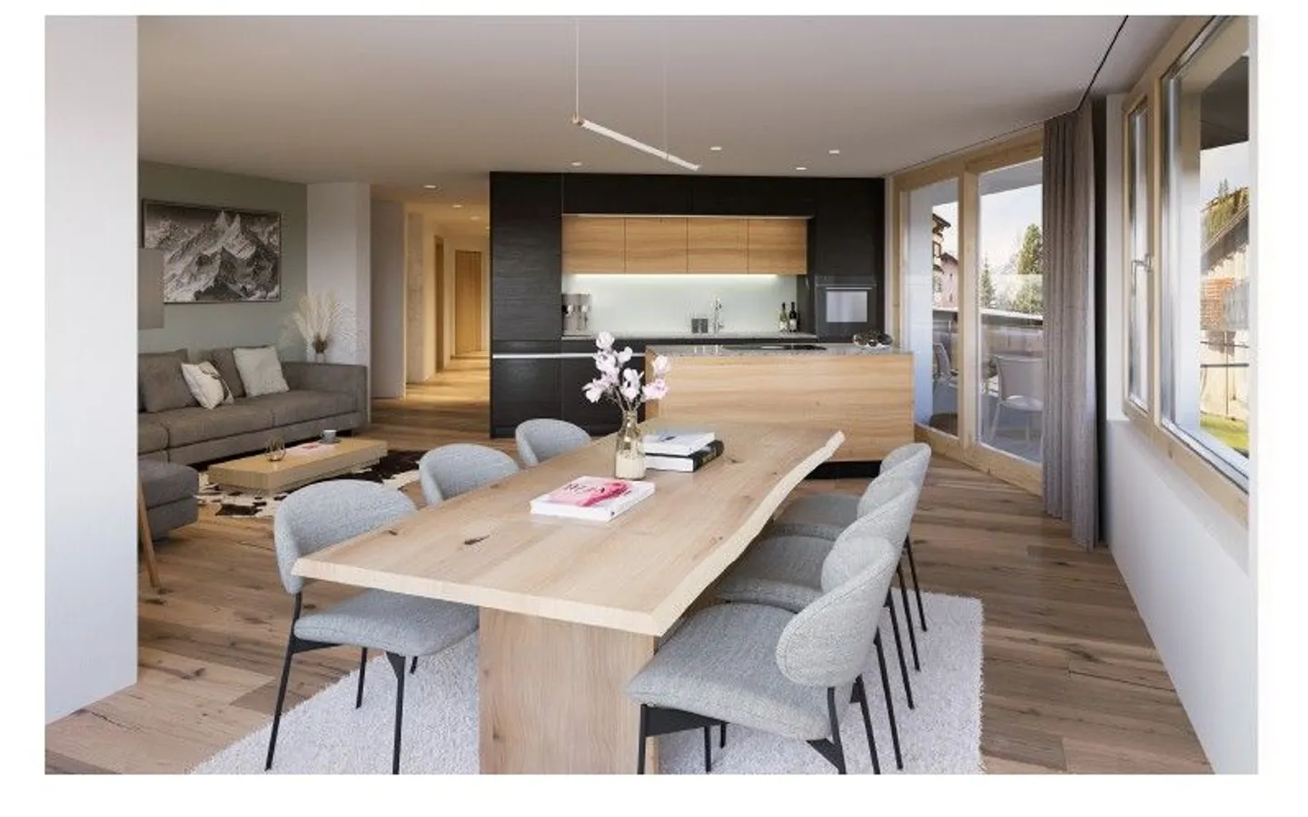 Last Second Home - Exclusive 5.5 Room Apartment Directly on Lake Obersee in Arosa - Photo 1 of 10