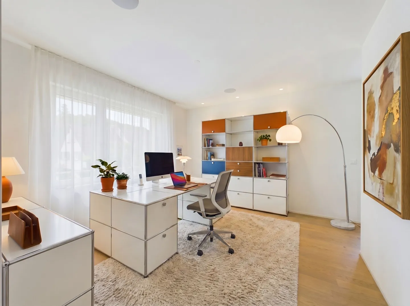 Appartement de jardin exclusif de 4,5 pièces avec loggia, terrasse et jardin privé - Photo 5 sur 10