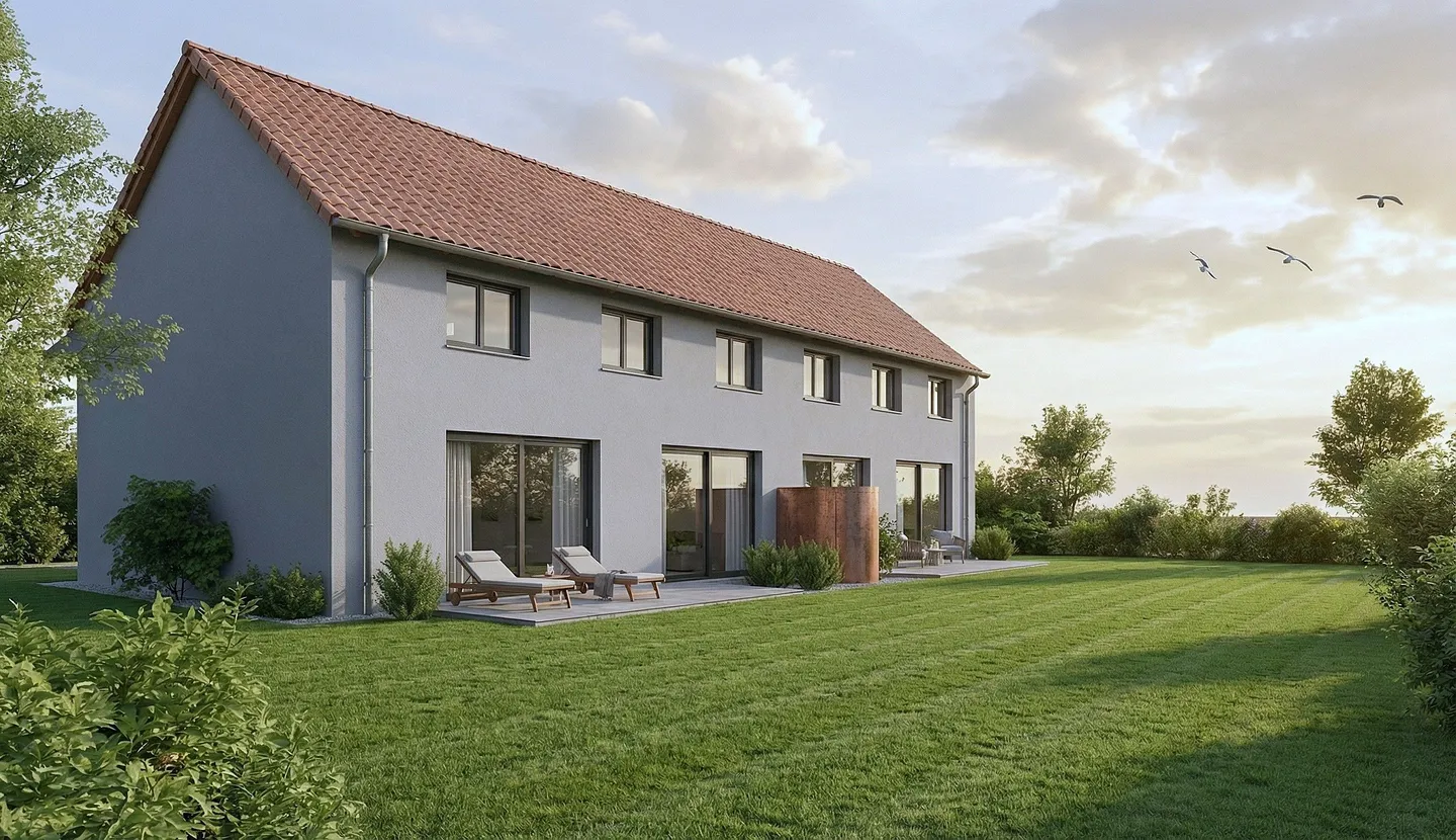 Charmante moderne Reihenhaus in einer ruhigen Familiengegend - Foto 1 von 7