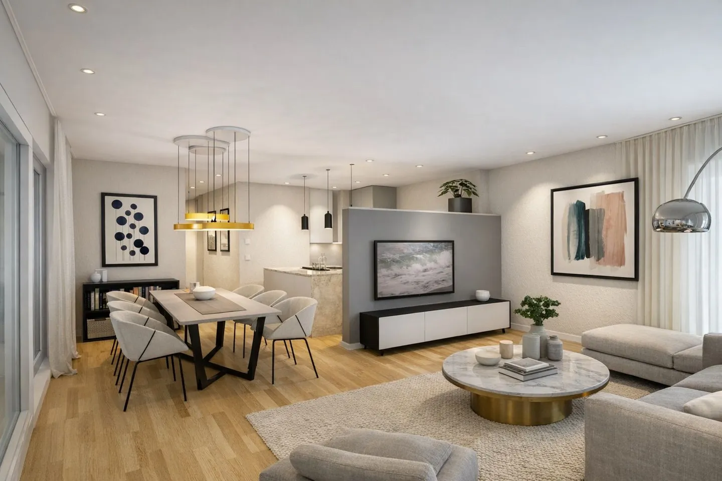 Appartement moderne de 4,5 pièces avec balcon à Oberbüren (A4) - Photo 4 sur 5