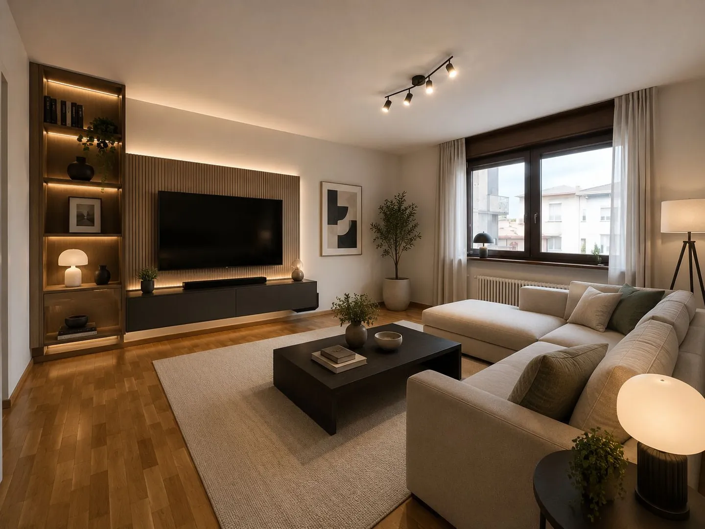 Elegant 4.5-room apartment in the heart of Lugano-Cassarate - Photo 2 of 9