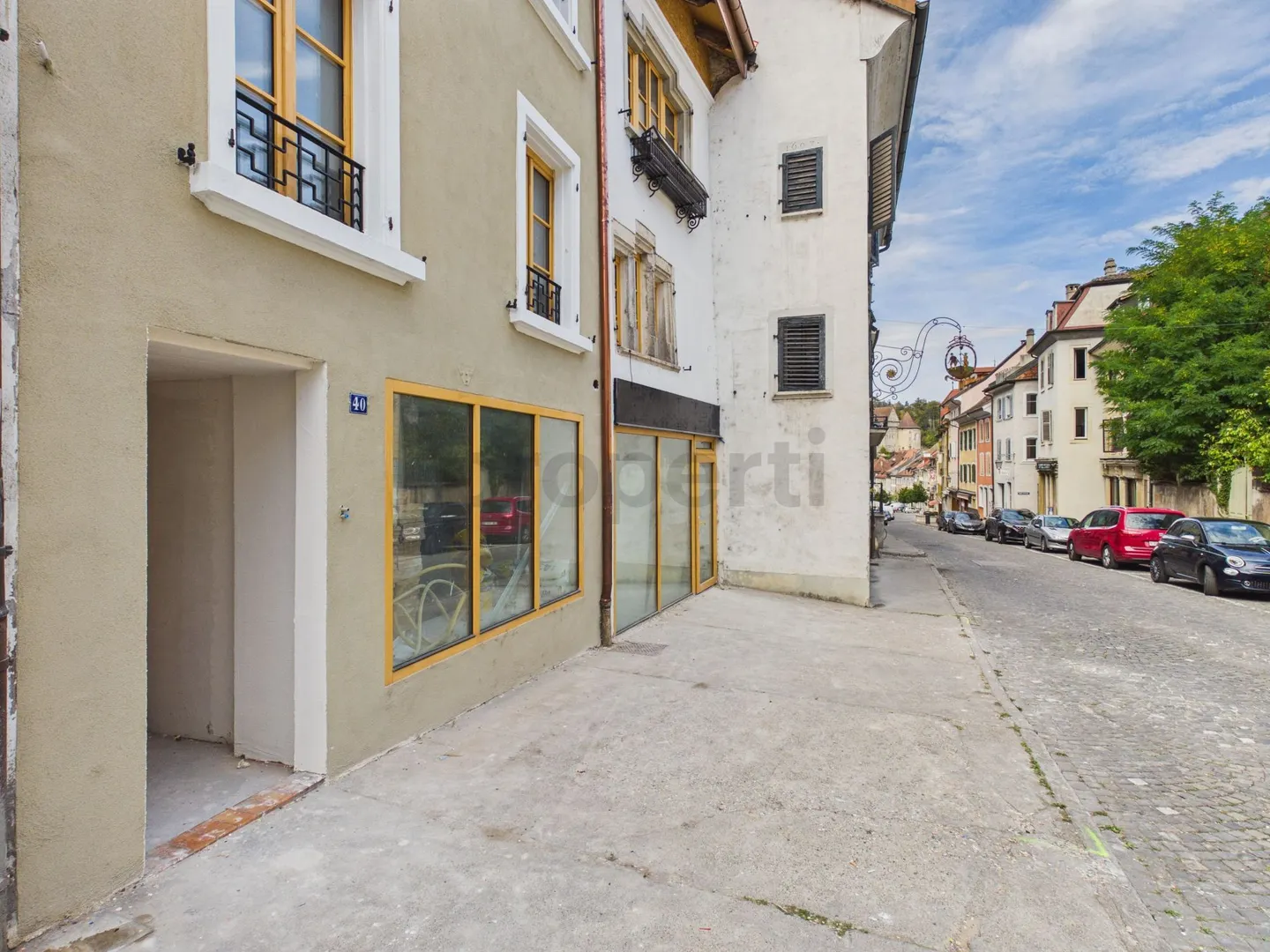 Immeuble mixte au cSur de la vieille ville de Porrentruy :  rénovation complète en cours, livraison clé en main - Foto 2 di 8