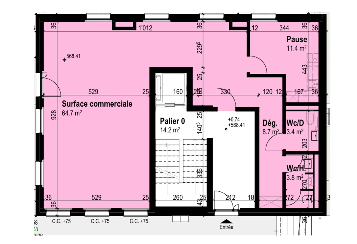 Modern Commercial Space in Belfaux - Photo 6 of 8