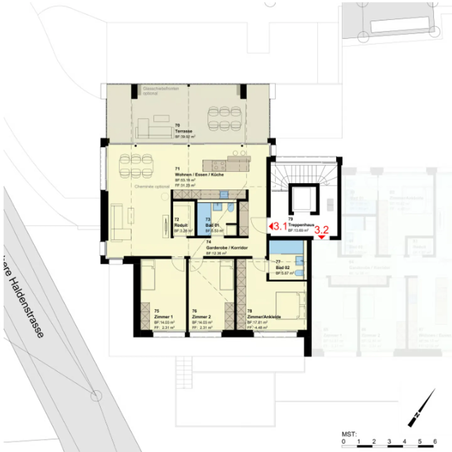Progetto di nuova costruzione: appartamento attico di 4,5 stanze a Untereggen - Foto 9 di 10