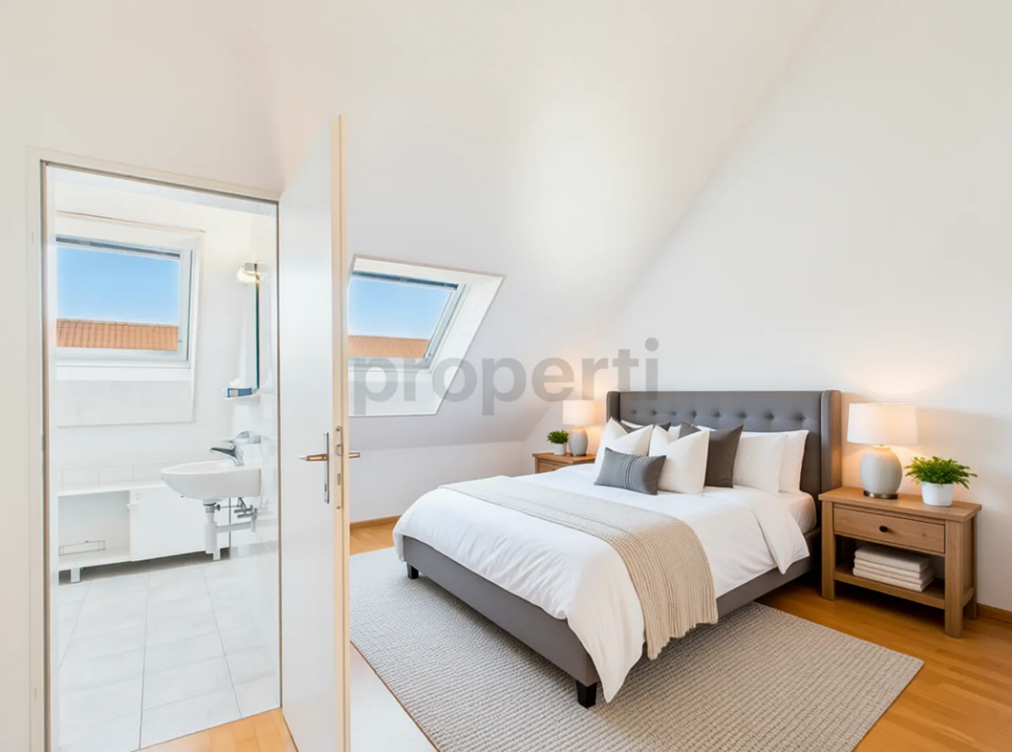 Modern 6.5-room terraced family house in Bättwil - well-maintained, family-friendly & with direct access to the underground garage and garden - Photo 9 of 13