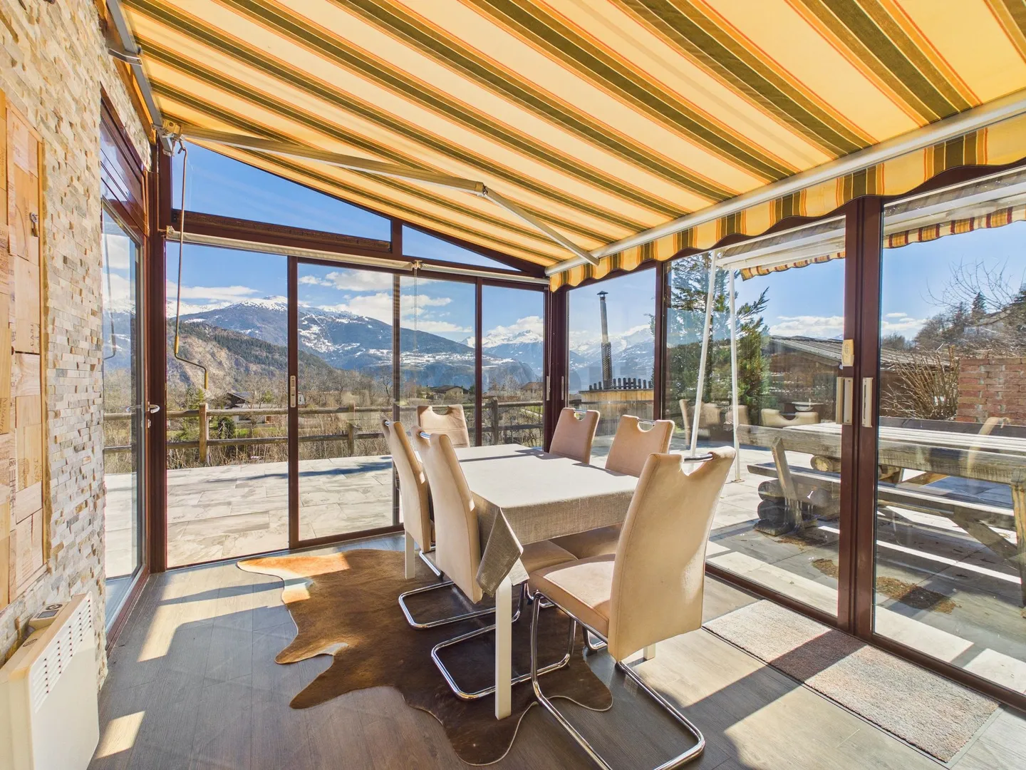 An authentic alpine retreat with exceptional panorama in Ayent - Photo 1 of 13