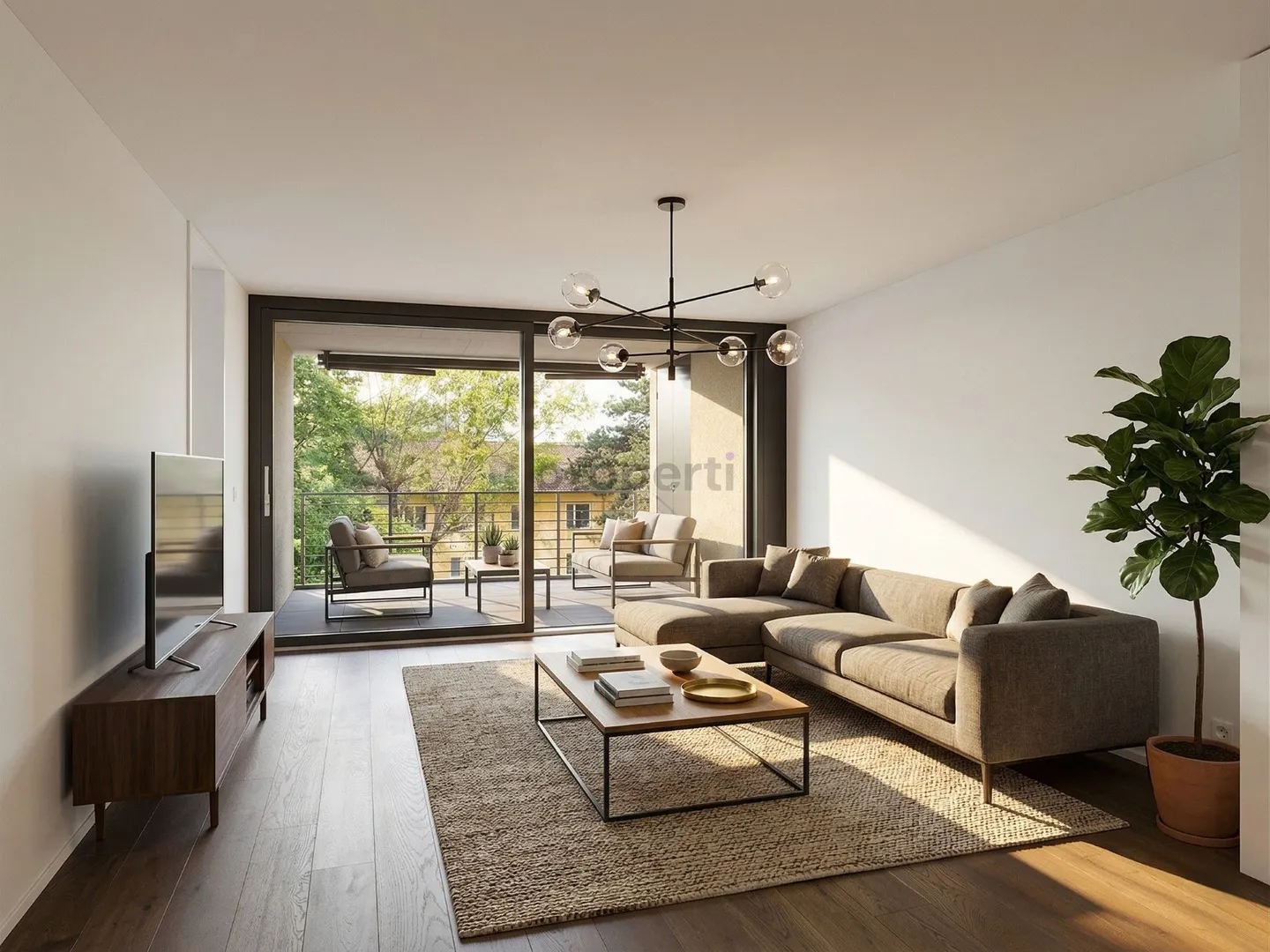Moderne Wohnung mit Balkon, Zürich - Foto 1 von 10